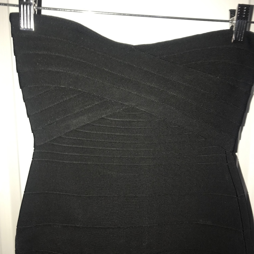Black Bodycon Midi Dress
